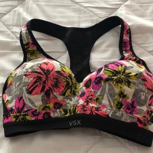 Floral sports bra